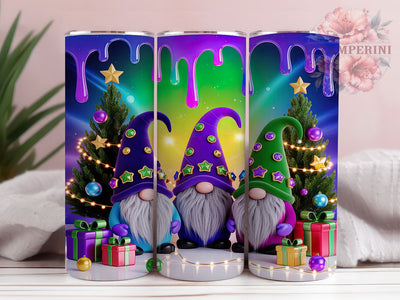 3D Festive Christmas Gnome Tumbler, Cute Holiday Gnome, Festive Gnome Design, 20Oz Wrap Design, Christmas Sublimation, Adorable Gnome Art, Winter Gnome Theme Sublimation Li Zamperini 
