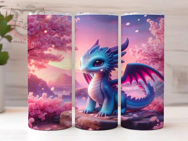 3D Fierce Fantasy Dragon Tumbler, Seamless Dragon Wrap, 20oz Tumbler Sublimation, Fantasy Monster Design, Fierce Dragon Art, Mythical Creature Tumbler, Epic Dragon Wrap Sublimation Lara' s Designs 