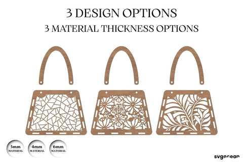 3D Flower Basket Laser Cut Bundle SVG SvgOcean 