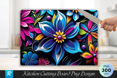 3D Flower Cutting Board Sublimation Regulrcrative 