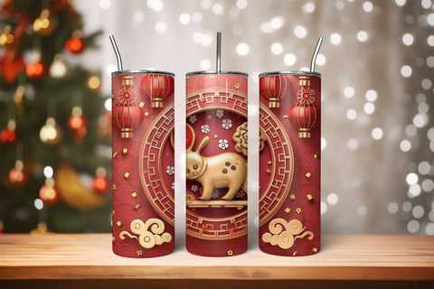 3D Flowers Tumbler Wrap Design 3D Paper Rupkotha 