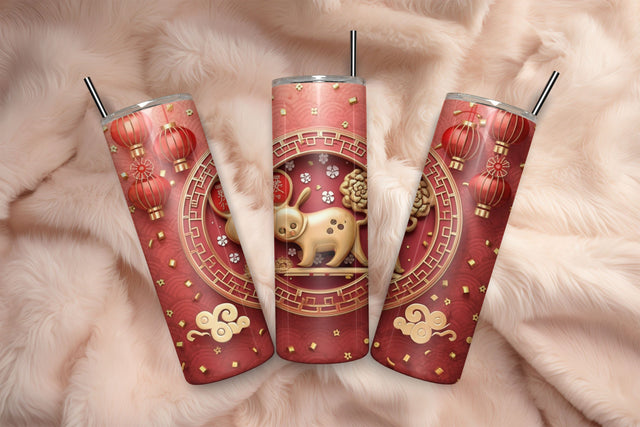 3D Flowers Tumbler Wrap Design 3D Paper Rupkotha 