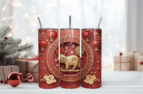 3D Flowers Tumbler Wrap Design 3D Paper Rupkotha 