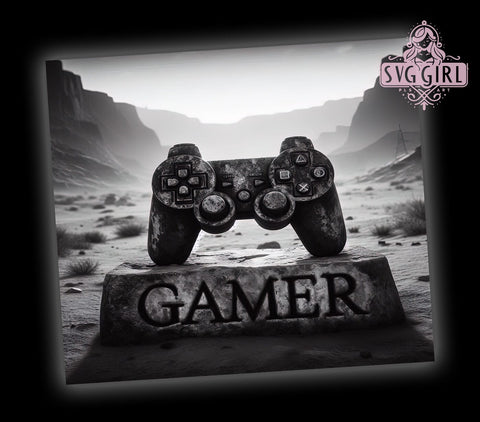 3D Game 20oz Tumbler Wrap Sublimation Design, Straight Tapered Tumbler Wrap, Controller Gamer Tumbler Png, Instant Digital Download Sublimation SvggirlplusArt 