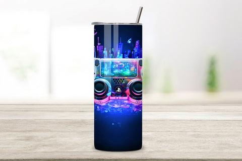 3D Game Controller Tumbler Wrap, 20oz Skinny Tumbler, PNG, Gamer Tumbler sublimation designs download PNG, Game Tumbler Wrap, Inspirational Tumbler Design, Skinny Tumbler Sublimation FloridPrintables 