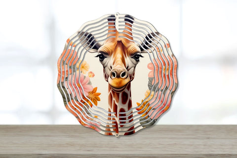 3D Giraffe Wind Spinner Sublimation Designs Bundle Sublimation Regulrcrative 