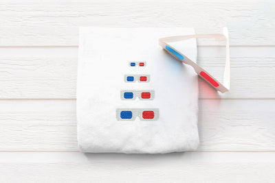 3D Glasses Mini Embroidery Embroidery/Applique DESIGNS Designed by Geeks 