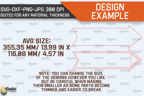 3D Halloween Direction Signs Laser Cut Bundle. Halloween SVG SVG Evgenyia Guschina 