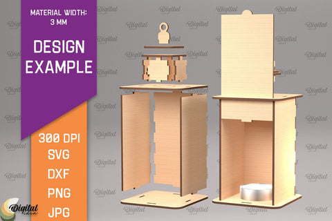 3D Halloween Lantern Laser Cut SVG Evgenyia Guschina 