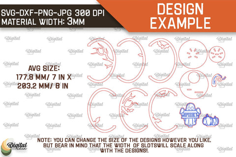 3D Halloween Pumpkin Laser Cut. Halloween Spooky Decor SVG SVG Evgenyia Guschina 