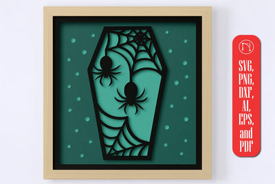 3D Halloween Shadow Box SVG SVG MD JOYNAL ABDIN 
