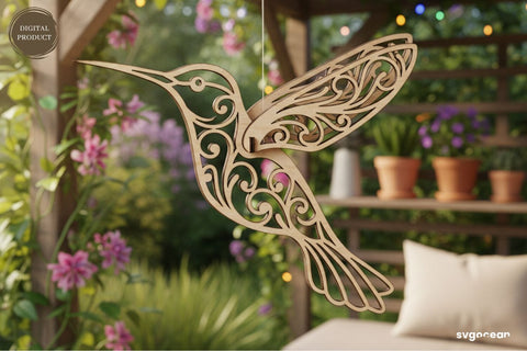 3D Hanging Birds Ornament SVG Bundle SVG SvgOcean 
