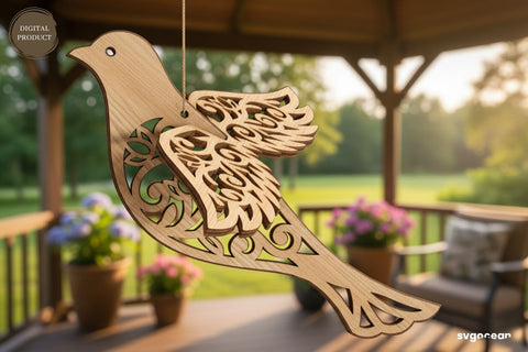 3D Hanging Birds Ornament SVG Bundle SVG SvgOcean 