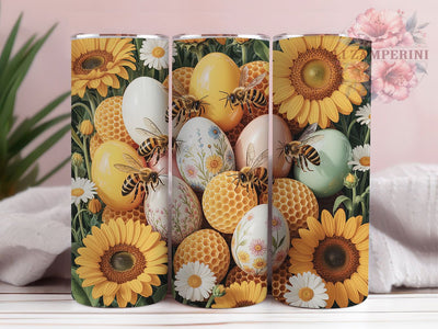 3D Honeycomb Bee Tumbler, Honeycomb Tumbler, Easter Egg Wrap, Stylish 20oz Wrap, Sublimation Design, Trendy Gift Idea, Inspirational Nature Tumbler Sublimation Li Zamperini 