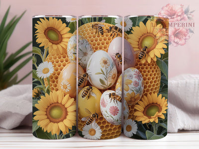 3D Honeycomb Bee Tumbler, Honeycomb Tumbler, Easter Egg Wrap, Stylish 20oz Wrap, Sublimation Design, Trendy Gift Idea, Inspirational Nature Tumbler Sublimation Li Zamperini 