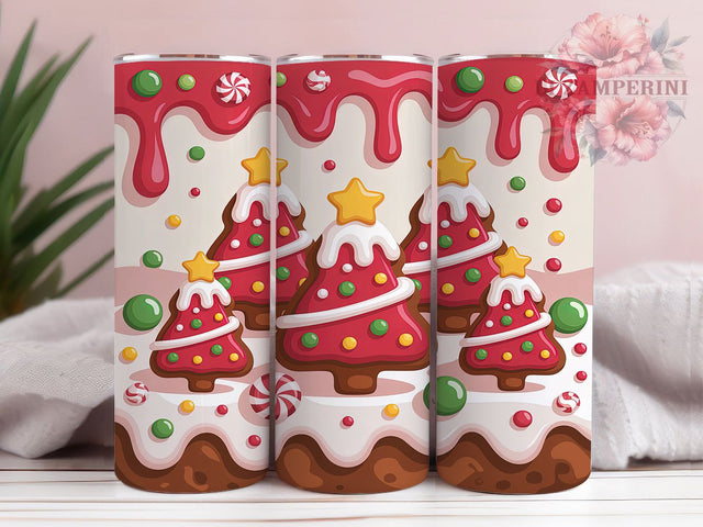3D Inflated Christmas Tree Tumbler, Seamless Holiday Sublimation Design, Festive Tree Cup Art, 20oz Xmas Tumbler, Whimsical Inflated Tree Mug, Stylish Christmas Cup, Cozy Holiday Wrap Sublimation Li Zamperini 