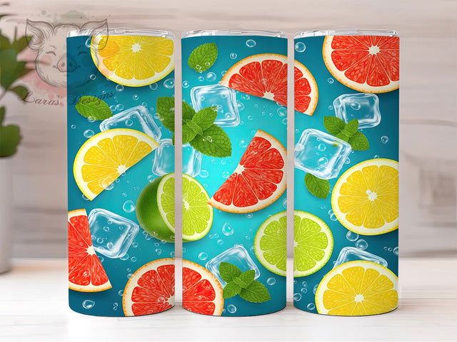 3D Inflated Cocktail Party Tumbler, Inflated Puff Drinkware, 20Oz Sublimation Wrap, Cocktail Cup Sublimation, Party Cocktail Drinkware, Summer Party Tumbler, Inflatable Cup Design Sublimation Lara' s Designs 