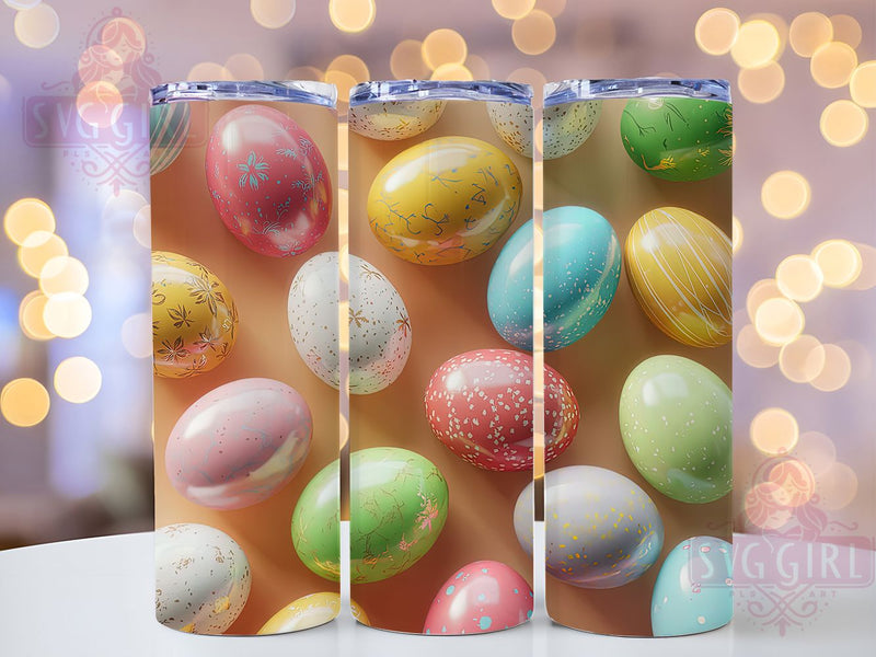 3D Inflated Easter Egg Tumbler, Inflated Easter Egg Tumbler, Puffy Egg Wrap, Festive Easter Wrap, Stylish 20oz Wrap, Sublimation Design, Trendy Gift Idea Sublimation SvggirlplusArt 