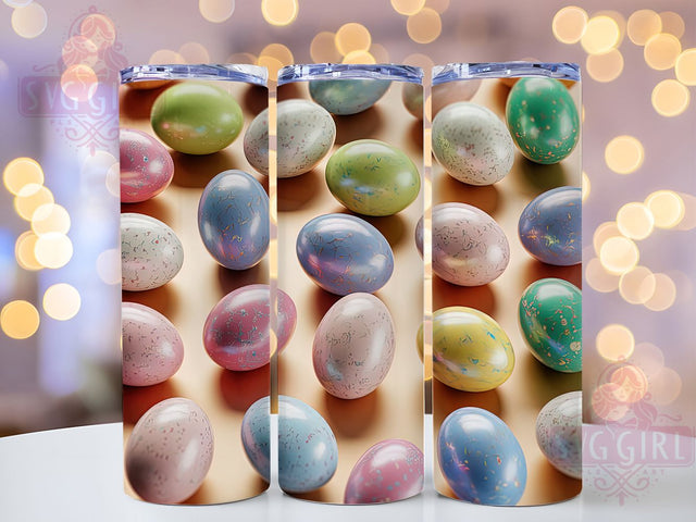 3D Inflated Easter Egg Tumbler, Inflated Easter Egg Tumbler, Puffy Egg Wrap, Festive Easter Wrap, Stylish 20oz Wrap, Sublimation Design, Trendy Gift Idea Sublimation SvggirlplusArt 