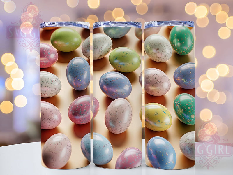 3D Inflated Easter Egg Tumbler, Inflated Easter Egg Tumbler, Puffy Egg Wrap, Festive Easter Wrap, Stylish 20oz Wrap, Sublimation Design, Trendy Gift Idea Sublimation SvggirlplusArt 