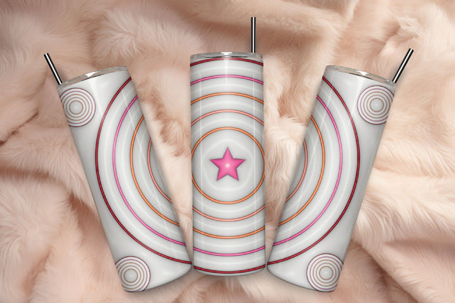 3D Inflated Happy New Year Tumbler Wrap 3D Paper Rupkotha 