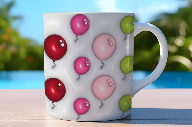 3D Inflated Happy New Year Tumbler Wrap 3D Paper Rupkotha 