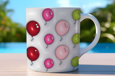 3D Inflated Happy New Year Tumbler Wrap 3D Paper Rupkotha 