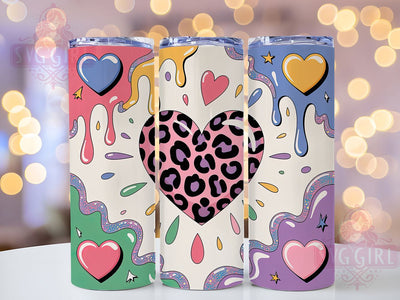 3D Inflated Heart Tumbler, Heart Hole Wall Wrap, Romantic 3D Cup, 20oz Sublimation Wrap, Stylish Valentine Design Tumbler, Artistic Inflated Heart Cup, Whimsical Love Theme Wrap Sublimation SvggirlplusArt 