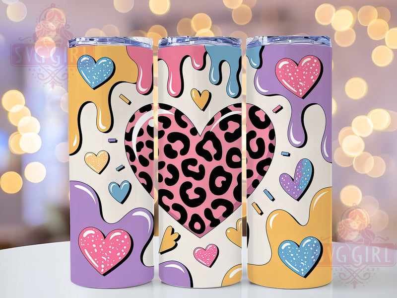 3D Inflated Heart Tumbler, Heart Hole Wall Wrap, Romantic 3D Cup, 20oz Sublimation Wrap, Stylish Valentine Design Tumbler, Artistic Inflated Heart Cup, Whimsical Love Theme Wrap Sublimation SvggirlplusArt 