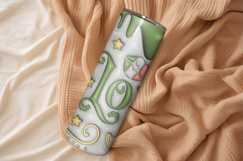 3D Inflated Puff St Patrick’s Day Tumbler Wrap 3D Paper Rupkotha 