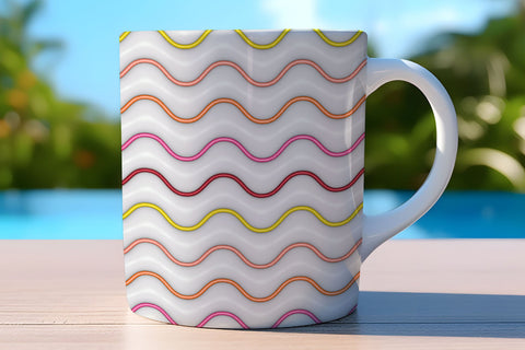 3D Inflated Valentine's Tumbler Wrap 3D Paper Rupkotha 