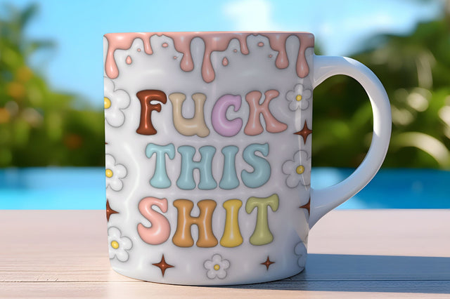 3D Inflated Valentine's Tumbler Wrap 3D Paper Rupkotha 