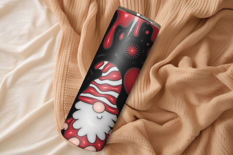 3D Inflated Valentine's Tumbler Wrap 3D Paper Rupkotha 