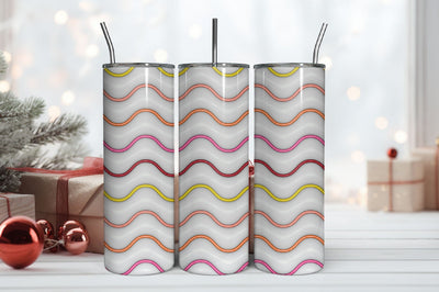 3D Inflated Valentine's Tumbler Wrap 3D Paper Rupkotha 