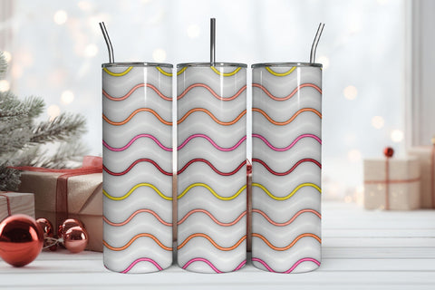 3D Inflated Valentine's Tumbler Wrap 3D Paper Rupkotha 