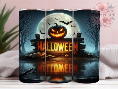 3D Jack O’Lantern Pumpkin Tumbler, Halloween Cup Wrap, Spooky Fall Sublimation, 20oz Tumbler PNG, Jack O Lantern Design, Creepy Pumpkin Mug, Autumn Drinkware Sublimation Li Zamperini 