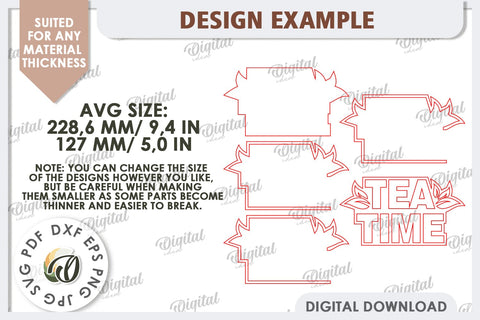 3D Kitchen Led Light Sign Laser Cut. Kitchen Decor SVG SVG Evgenyia Guschina 