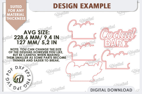 3D Kitchen Led Light Sign Laser Cut. Kitchen Decor SVG SVG Evgenyia Guschina 