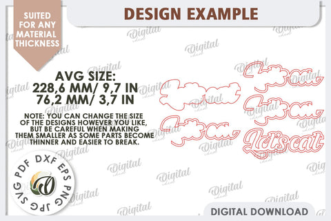 3D Kitchen Led Light Sign Laser Cut. Kitchen Decor SVG SVG Evgenyia Guschina 