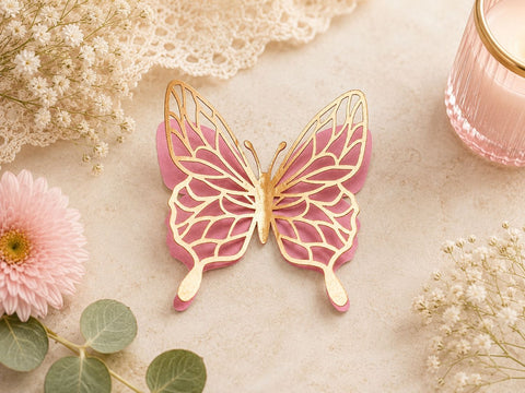 3D Layered Butterfly SVG Bundle - Papercraft Mandala Templates for Cricut - 3D Butterfly Wall Decor Cut File Silhouette SVG DreamingSVG 