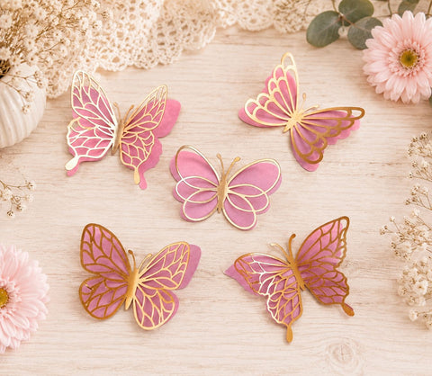 3D Layered Butterfly SVG Bundle - Papercraft Mandala Templates for Cricut - 3D Butterfly Wall Decor Cut File Silhouette SVG DreamingSVG 