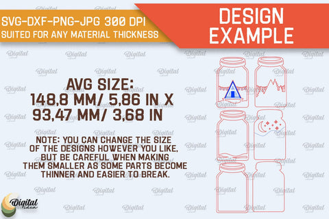 3D Layered Camping Scene SVG. Camping Scene Laser Cut SVG Evgenyia Guschina 