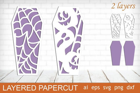 3d layered Halloween svg, Laser cut halloween round decor SVG AnastasiyaArtDesign 