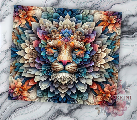 3D Leo Zodiac 20oz Tumbler Wrap PNG, Zodiac Tumbler PNG Sublimation Design, Straight & Tapered Tumbler Wrap, Instant Digital Download Sublimation Li Zamperini 