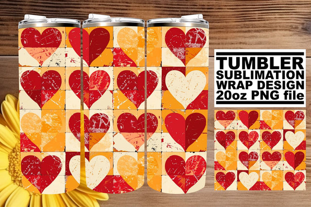 3D Love Valentine Tumbler Sublimation afrosvg 