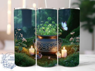 3D Lucky Clover Tumbler, Saint Patrick’s Tumbler, Stylish 20oz Wrap, Sublimation Design, Trendy Gift Idea, Shamrock Wrap, Lucky Clover Tumbler Sublimation ToriDesigns 