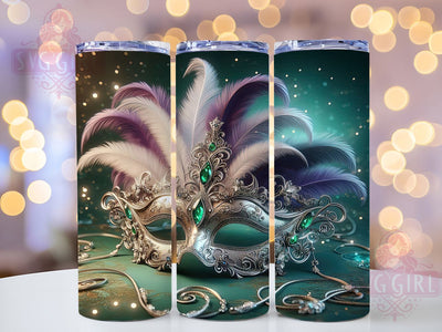 3D Mardi Gras Celebration Tumbler, Carnival 3D Wrap, Festive Party Cup, 20oz Sublimation Wrap, New Orleans Celebration Tumbler, Colorful 3D Design Cup, Mardi Gras 3D Theme Wrap Sublimation SvggirlplusArt 