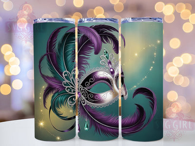 3D Mardi Gras Celebration Tumbler, Carnival 3D Wrap, Festive Party Cup, 20oz Sublimation Wrap, New Orleans Celebration Tumbler, Colorful 3D Design Cup, Mardi Gras 3D Theme Wrap Sublimation SvggirlplusArt 