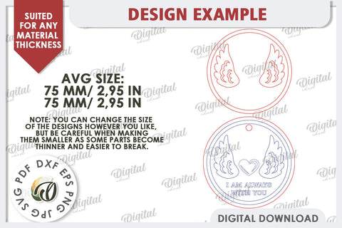 3D Memorial Ornament Laser Cut. Personalized Ornament SVG SVG Evgenyia Guschina 