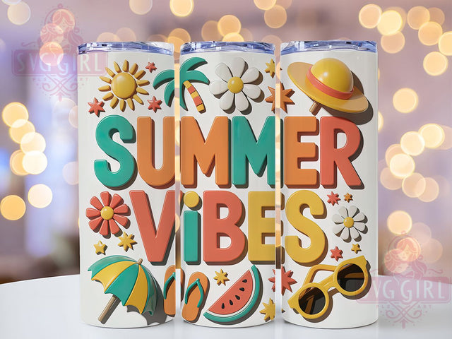 3D Modern Summer Beach Tumbler Wrap, Modern Beach Art, Abstract Summer Gift, Contemporary Tumbler, Artistic Beach Theme, Modern Summer Style, Digital Beach Art Sublimation SvggirlplusArt 